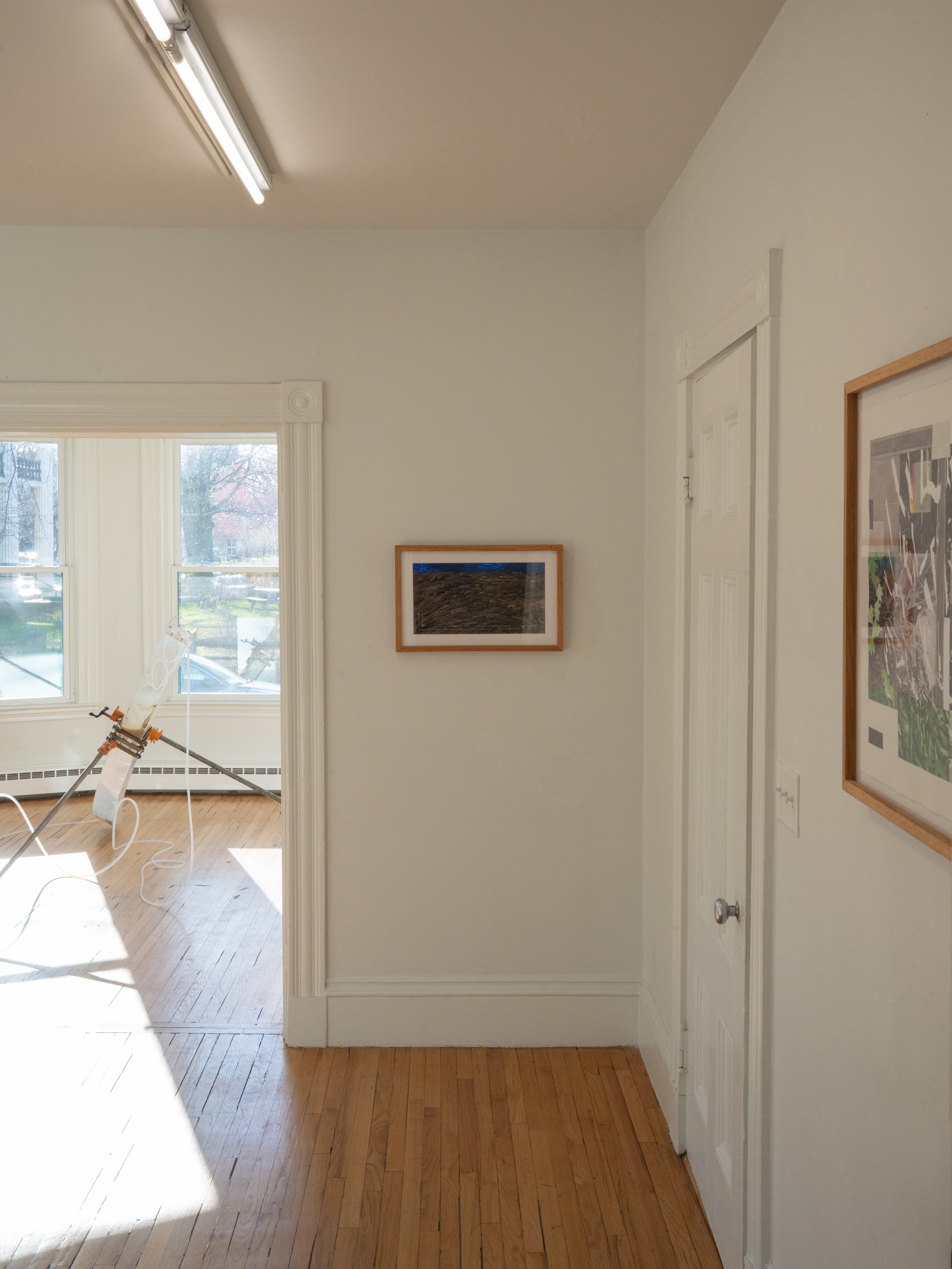 Photo of Plots, Grids, Models installation by Eric Rannestad. Kirkland Gallery, Harvard Graduate School of Design. Cambridge, MA. 2026